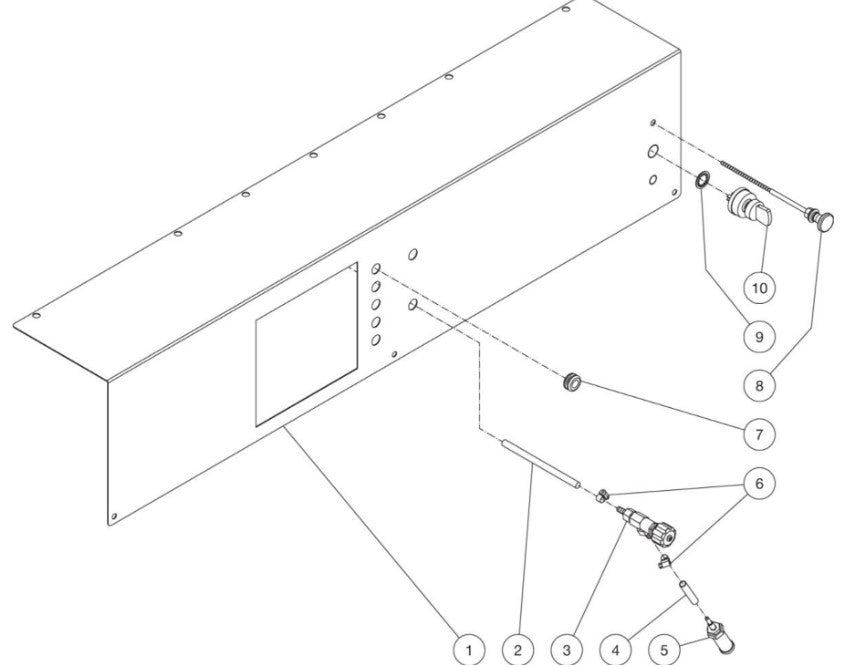 HDC Series (sn:15146633-15157879), (sn:15157880-99999999) Control Panel Assembly Parts by Mi-T-M
