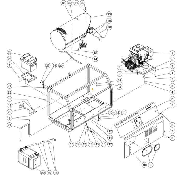 HDD-3504-0H6A Unit Assembly Parts by Mi-T-M