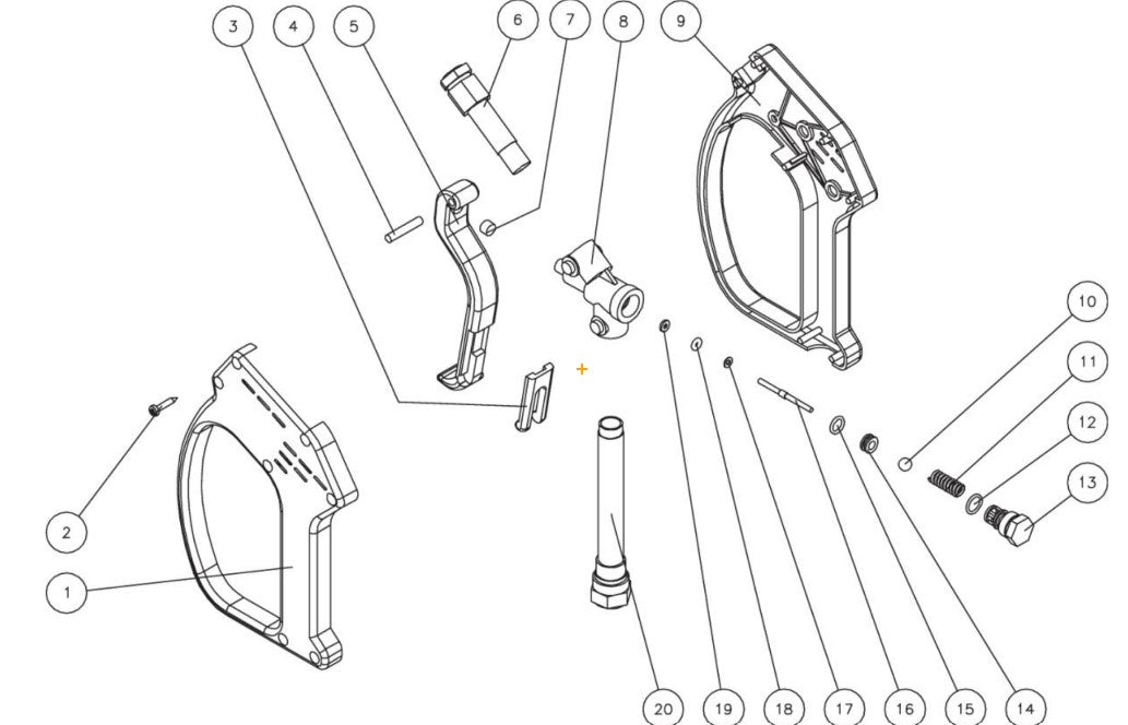 HDS-3005-0K6G, HDS-3005-0V6A/0V6G, HDS-3006-0B7G/0R7G Gun Assembly Parts by Mi-T-M
