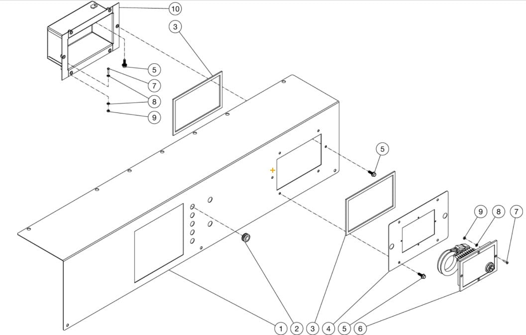 HDS-3006-0R7G (sn:0-15160030) Control Panel Assembly Parts By MiTM