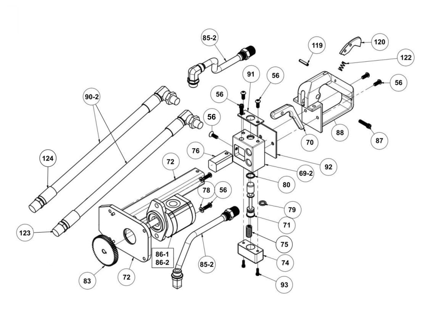 HDS60 Dragon Saw Assembly-1 Parts