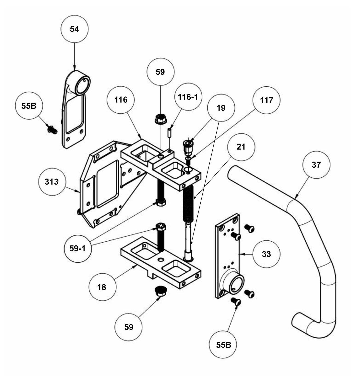 HDS60 Dragon Saw Assembly-2 Parts