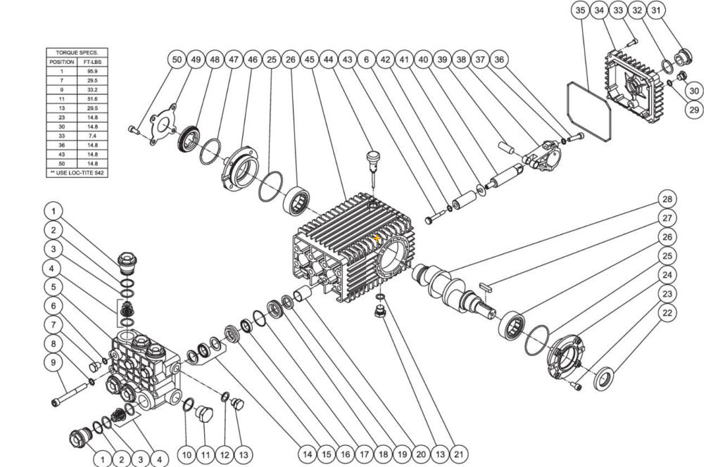 HEG-0210-0E9G, HEG-2010-0E3G/0E4G/0E5G, HEG-3008-0E3G/0E4G/0E5G/0E9G Pump Assembly Parts By MiTM