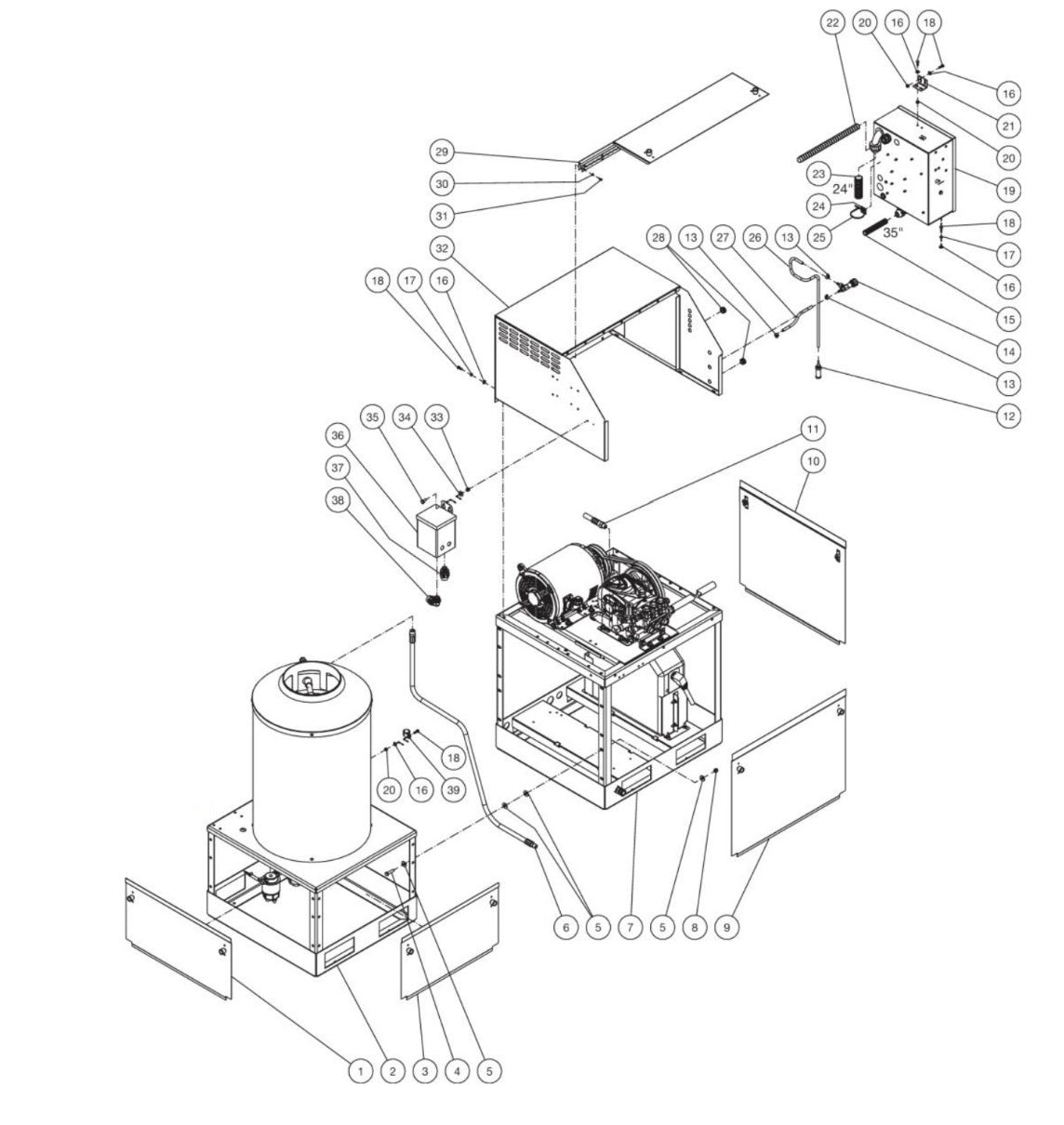 HEO Series Frame Assembly Parts By MiTM