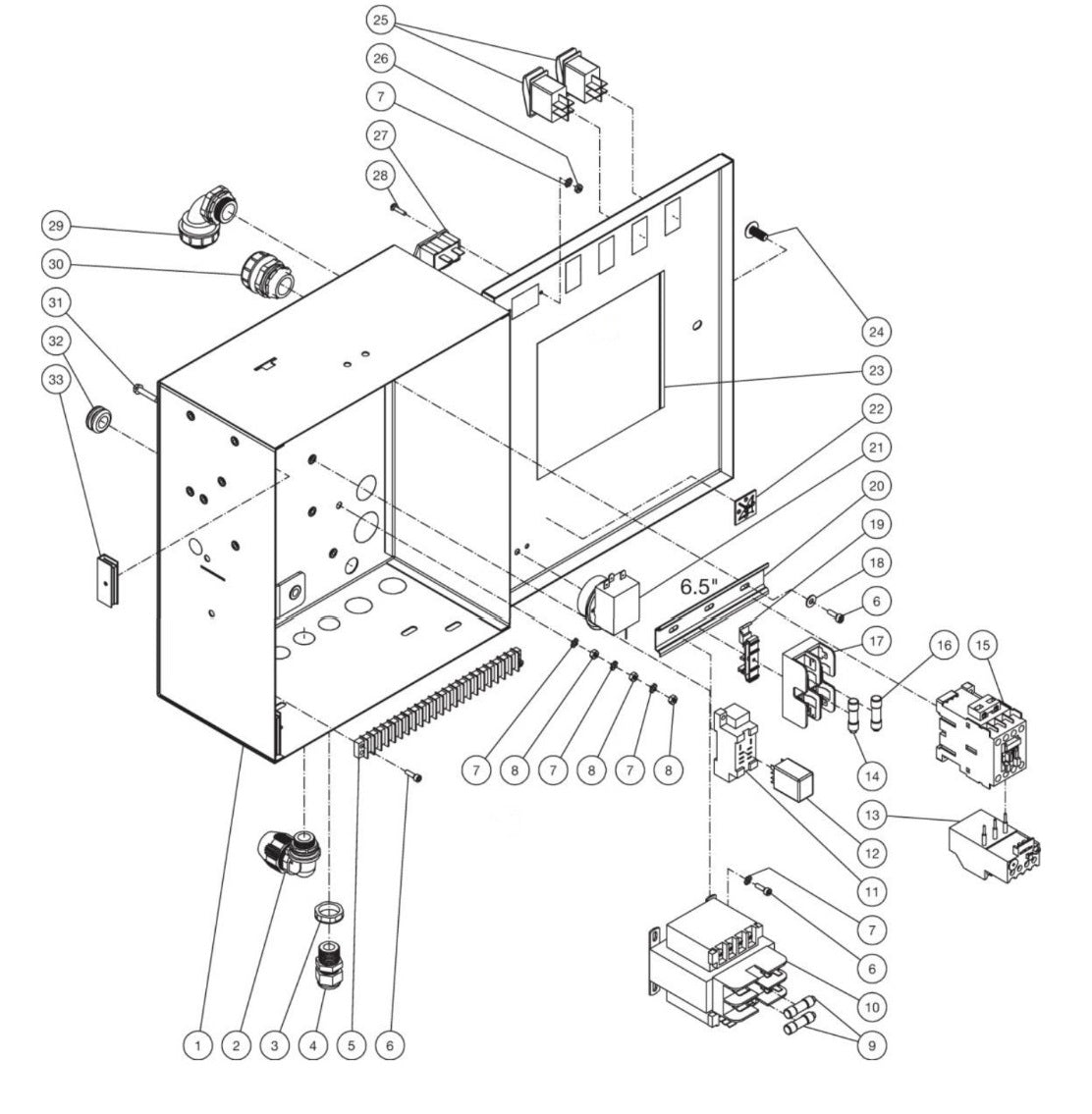 HEO-2004-0E3G/0E4G/0E9G, HEO-3004-0E3G/0E4G/0E9G, HEO-3005-0E3G/0E4G/0E9G Electric Box Assembly Parts By MiTM