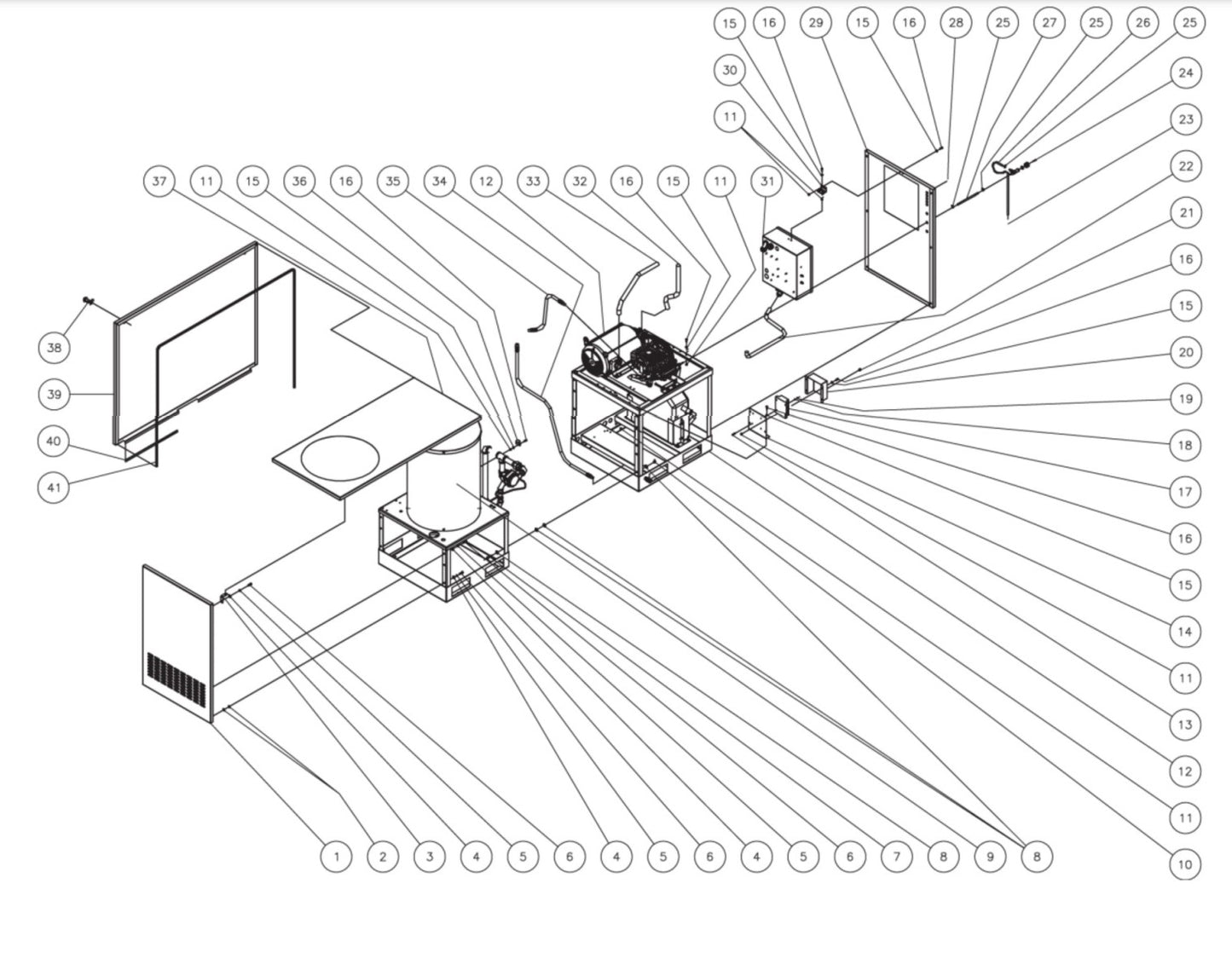 HG-1805 Frame Assembly Parts By Mi-T-M