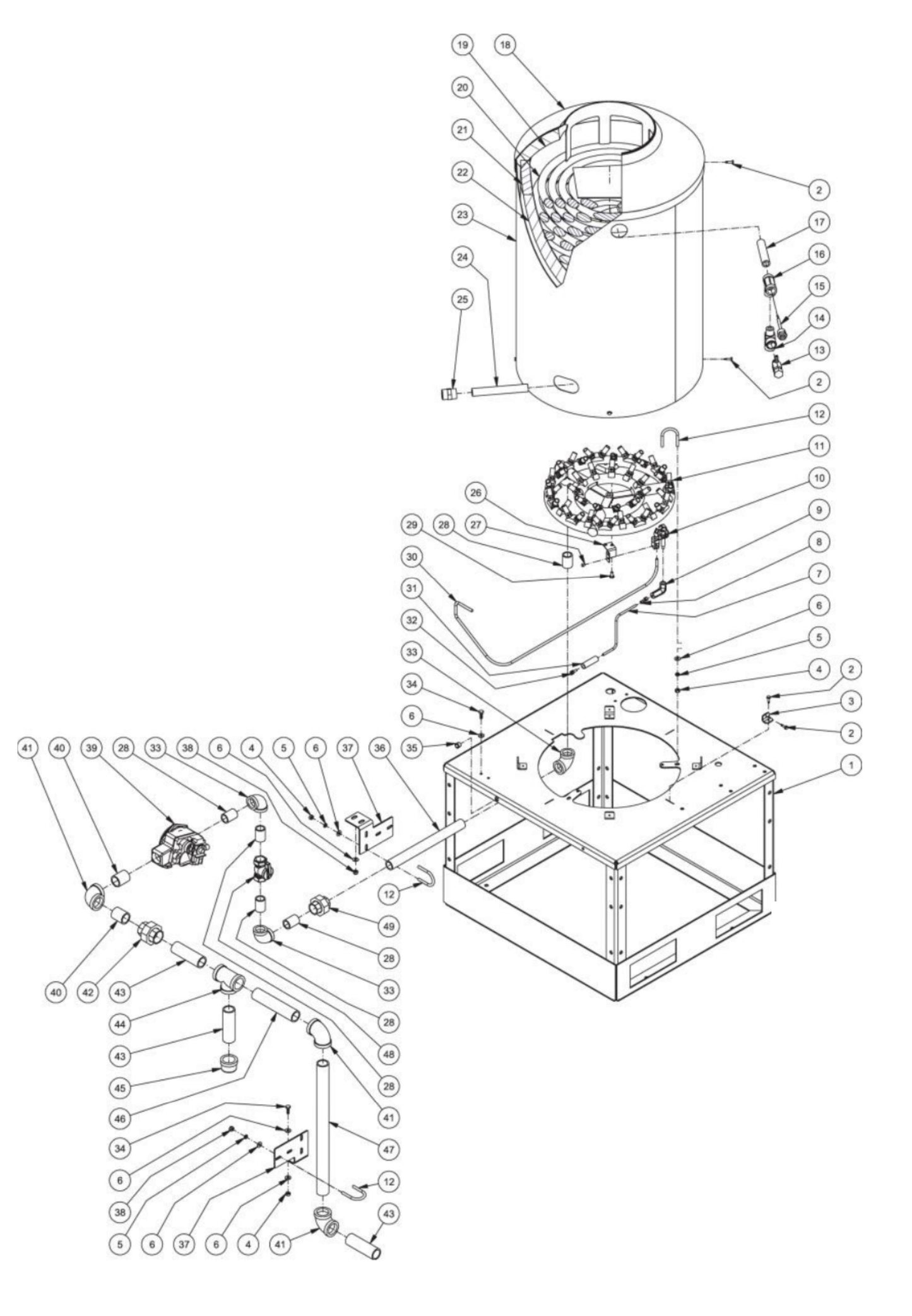 HG Series Burner Assembly Parts By Mi-T-M