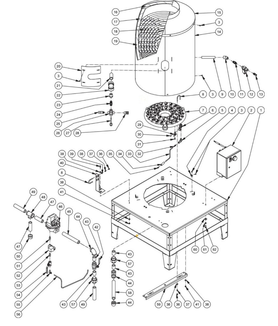 HGM-3508-0E10 Frame Assembly Parts By MiTM