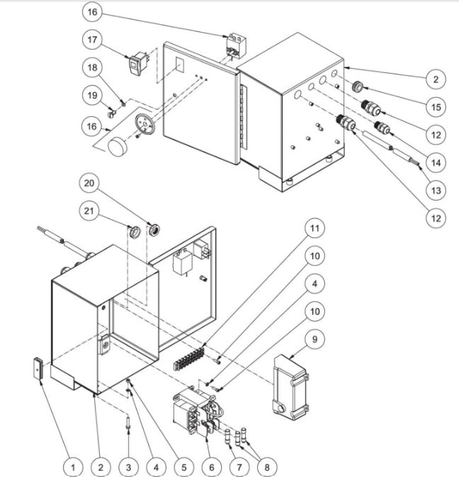 HGM-3508-0E10 Electric Box Assembly Parts By MiTM
