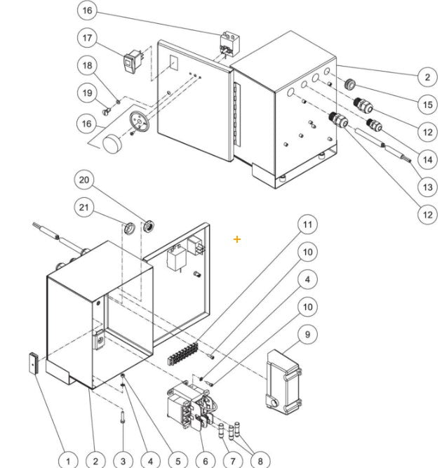 HGM-3508-1E10 Electric Box Assembly Parts By MiTM