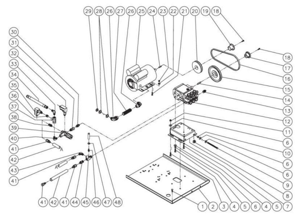 HHD-1002-0E1G Motor Pump Assembly Parts By MiTM