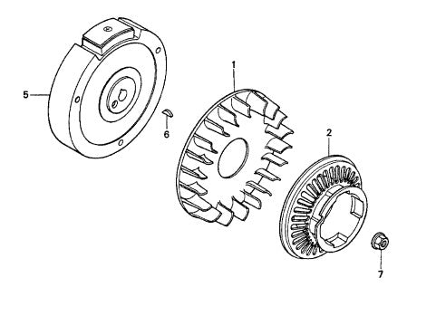 C42H Flywheel Assembly. Parts by Multiquip Whiteman