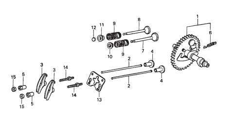 Camshaft Assembly Parts for Epoxy Series Trowels by Multiquip Whiteman