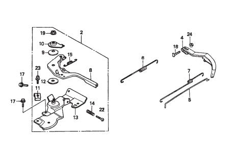 Control Assembly Parts for Epoxy Series Trowels by Multiquip Whiteman