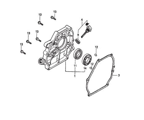 Crankcase Cover Assembly Parts for Epoxy Series Trowels by Multiquip Whiteman