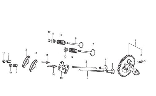 BA-Series Camshaft Assembly. Parts by Multiquip Whiteman