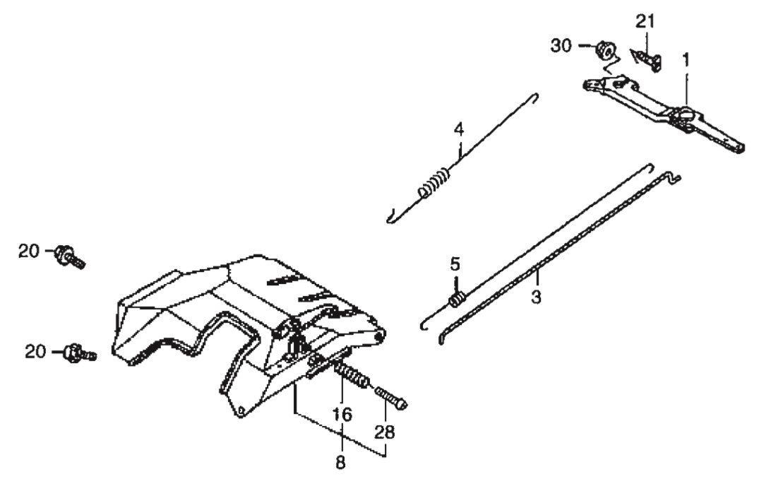GA6HR GA6HRS HONDA GX340RT2EDE2/EDN2 —Control Assy. Parts By Multiquip