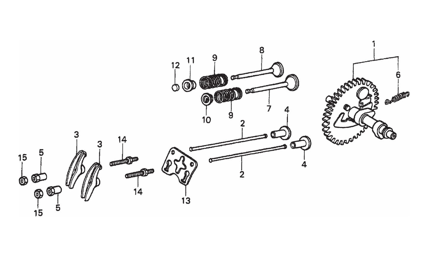 HPHA36C5H Camshaft Assembly Parts by Multiquip Whiteman