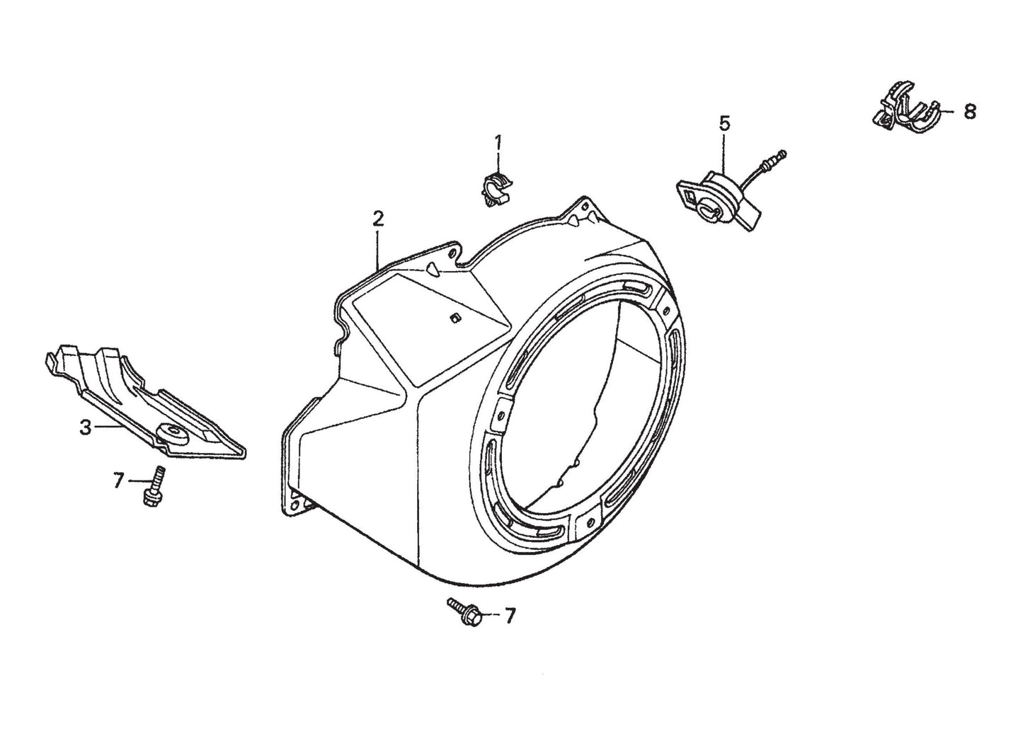HPLA/HPHA-SERIES 46" Fan Cover Assembly Parts by Multiquip Whiteman