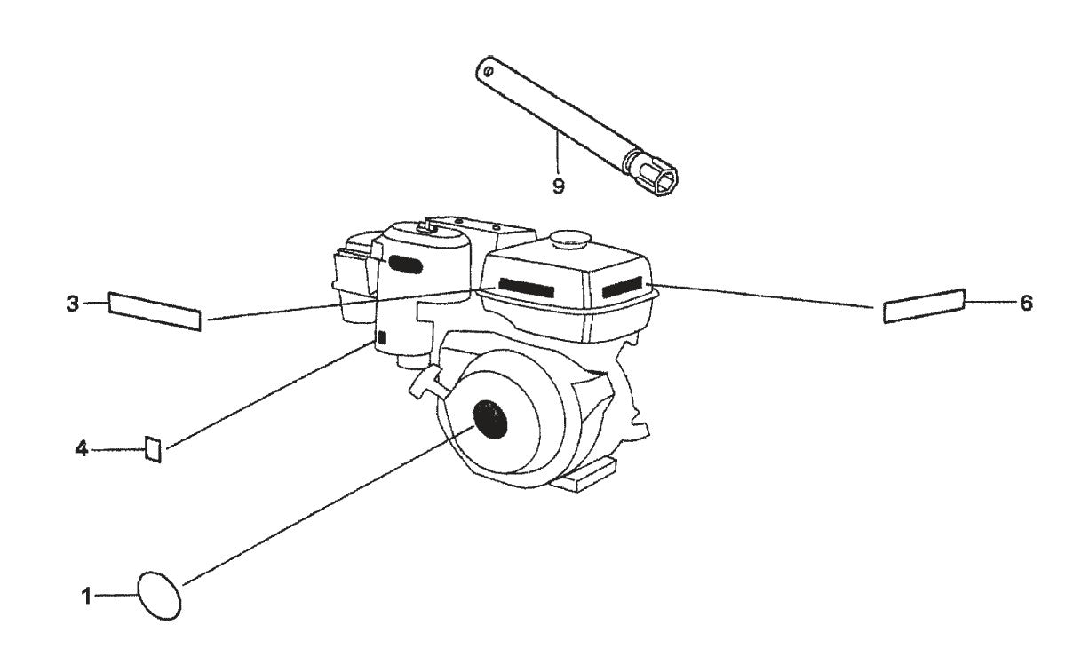 HPLA-HPHA-46 Labels Assembly Parts by Multiquip Whiteman