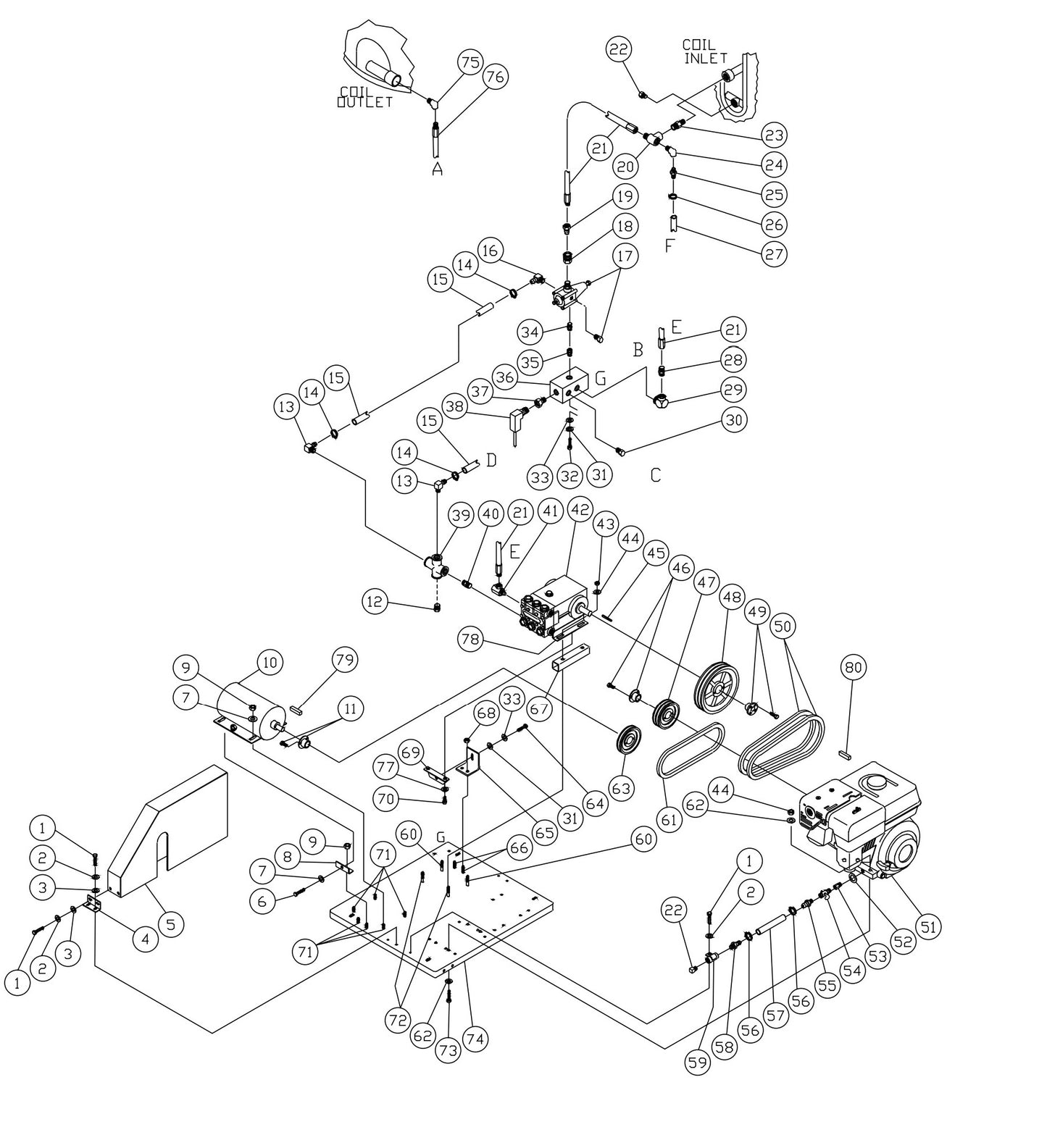 HS-2204-BMH1 Motor//Pump Assembly Parts by Mi-T-M