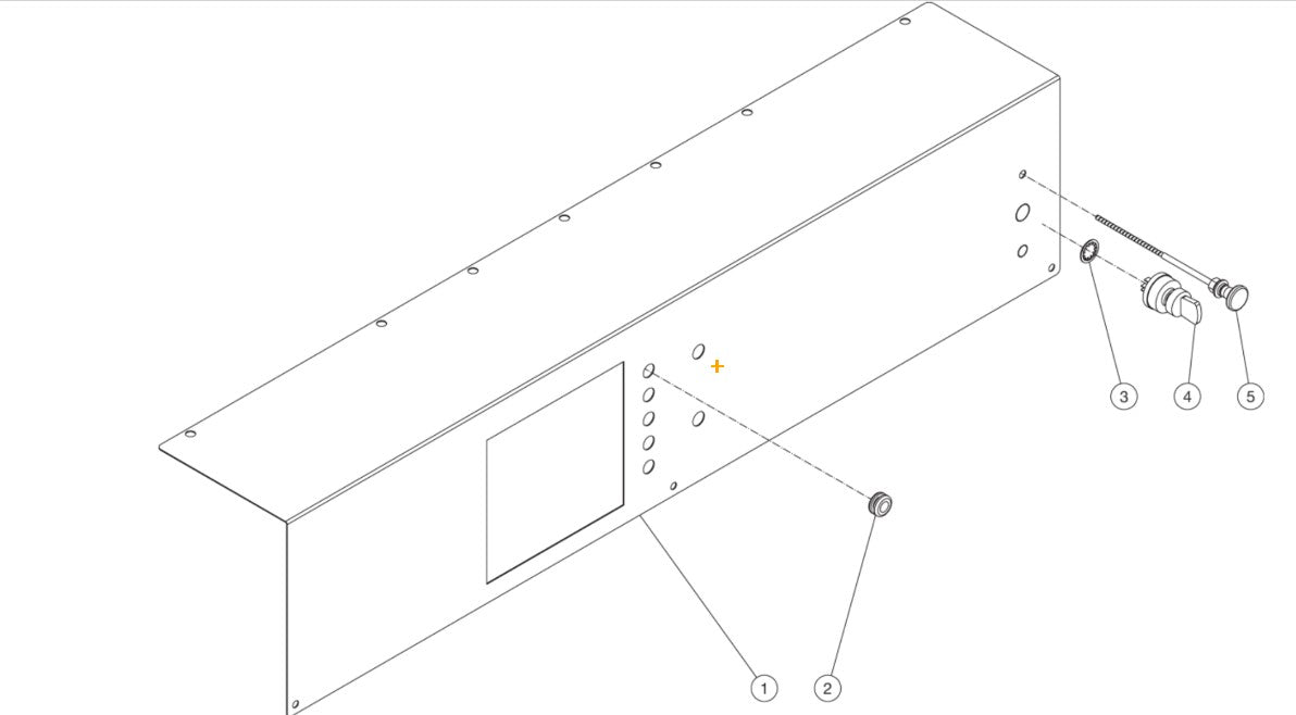 HS Series Gasoline Models Control Panel Assembly Parts by Mi-T-M