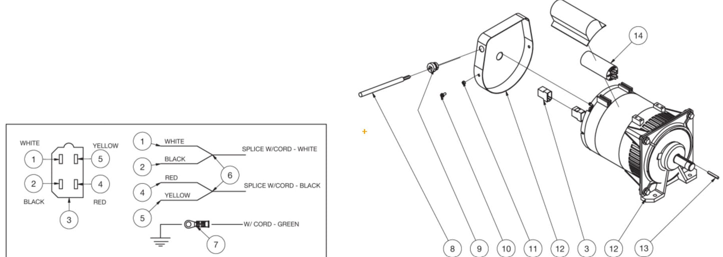 HS Gasoline-Diesel Models Generator Assembly Parts by Mi-T-M