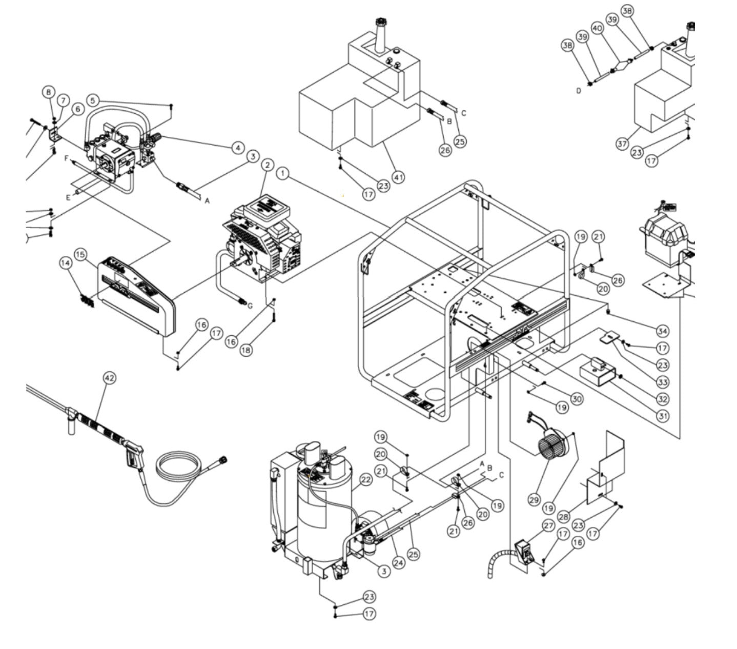 HSD-3005-0MGV Frame Assembly parts By MiTM