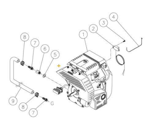 HSD-3505-0MGH Engine Assembly parts By MiTM