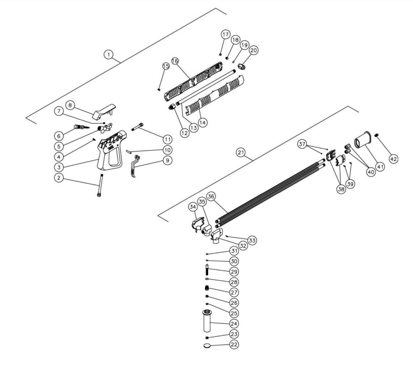 HSD Series Gun/Lance Assembly Parts By MiTM