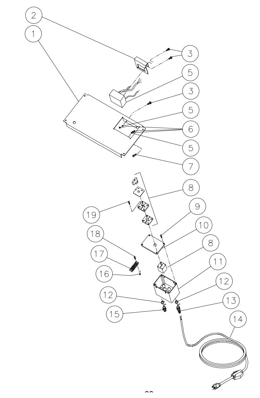 HSE-1002-0M10/0M11/2M11/SM12, HSE-1502-0M10 Control Panel Assembly Parts by Mi-T-M