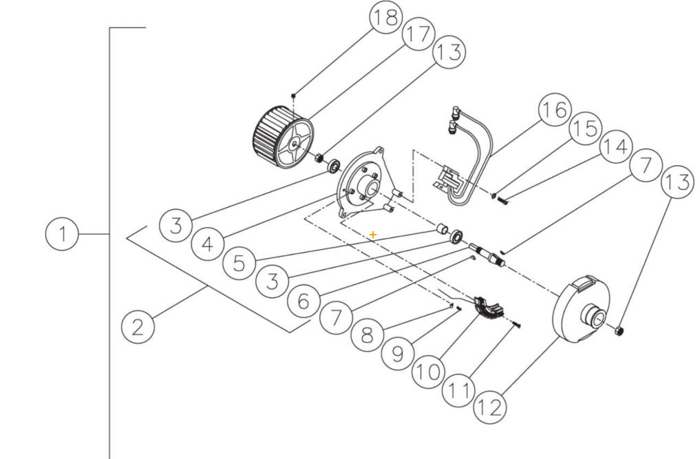 HSP-2003-0MGH/0MGV/1MGH/1MGV, HSP-2403-1MGH/3MGH/3MGR EMF System Parts by Mi-T-M
