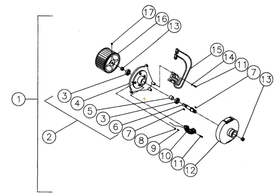 HSP-2003-0MGH/0MGV, HSP-2403-1MGH/3MGH/3MGR EMF System Parts by Mi-T-M