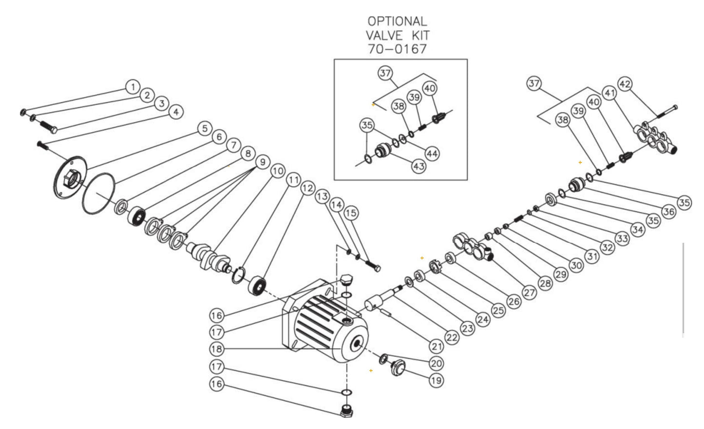 HSP-2003-1MGH/1MGV (sn:15012068-99999999) High Pressure Pump Parts by Mi-T-M