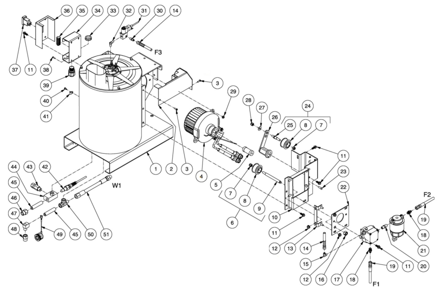 HSP-2403-1MGH (sn:15035592-99999999) Heat Exchanger//EMF System Parts by Mi-T-M