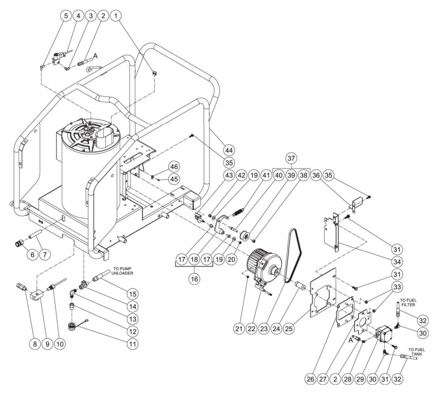 HSP-2503, HSP-2503, HSP-2503, HSP-2503, DH-2503  Heat Exchanger//EMF System Parts by Mi-T-M