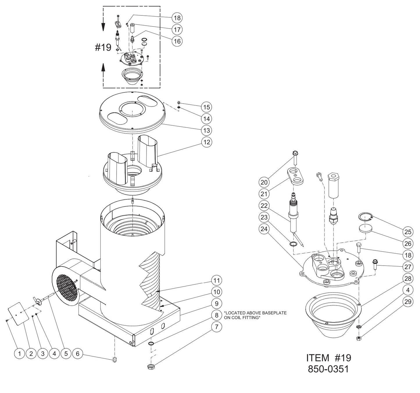 HSP-3000-0MGH/0MGM, HSP-3003-3MGH/3MGR/3MGV, HSP-3004-3MGH/3MGV, HSP-3504-3MGH/3MGK/3MGR Boiler Assembly Parts by Mi-T-M