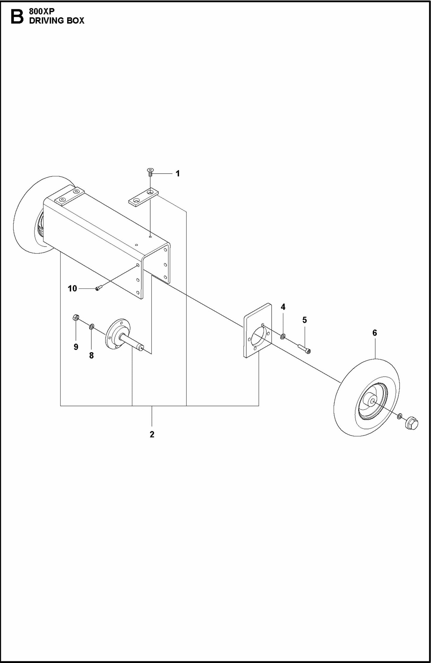 HTC 800 XP Driving Box Assembly Parts