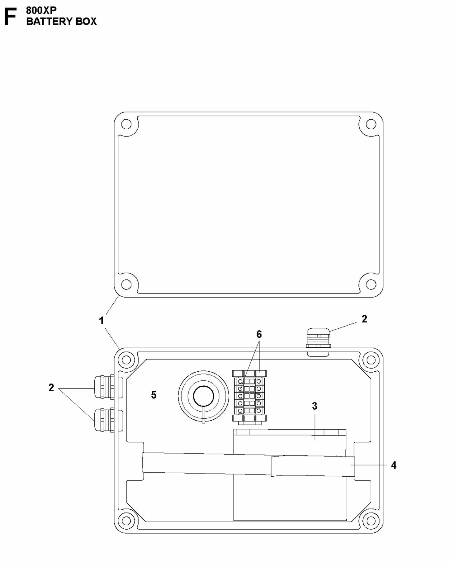 HTC 800 XP Battery Box Assembly Part