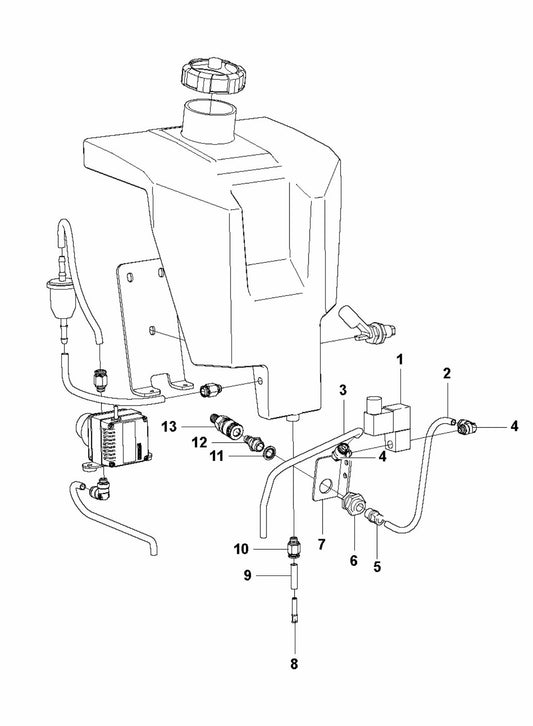 HTC T5 (4 KW) Valves Assembly Parts