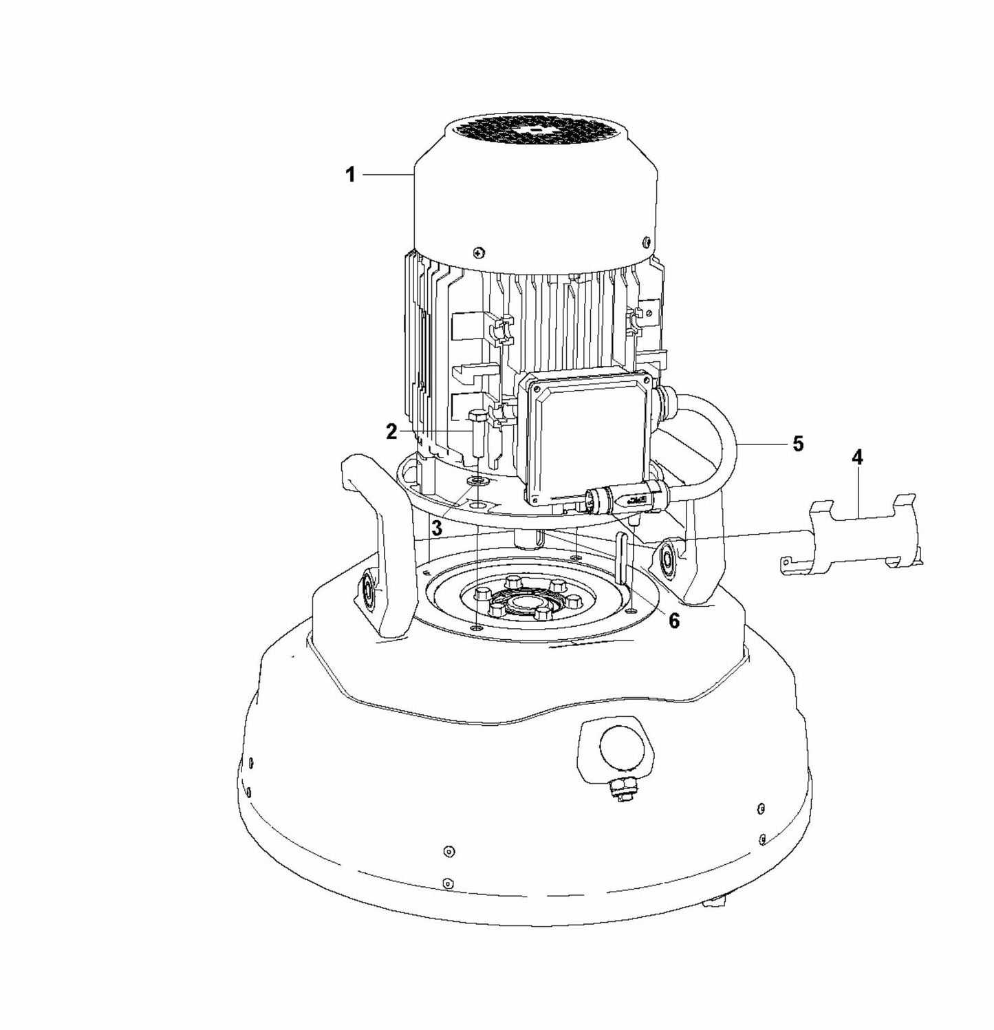 HTC T5 (2.2 kW) Motor Assembly Parts