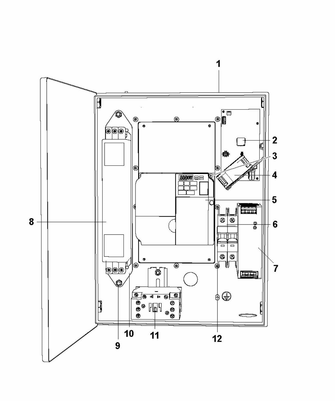 HTC T5 (4 kW) Electrical Cabinet Assembly Parts
