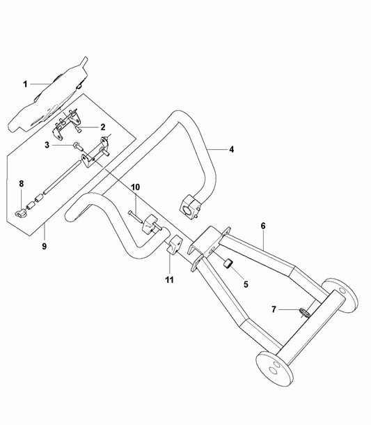 HTC T5 (4 kW) Handle And Controls Assembly Parts