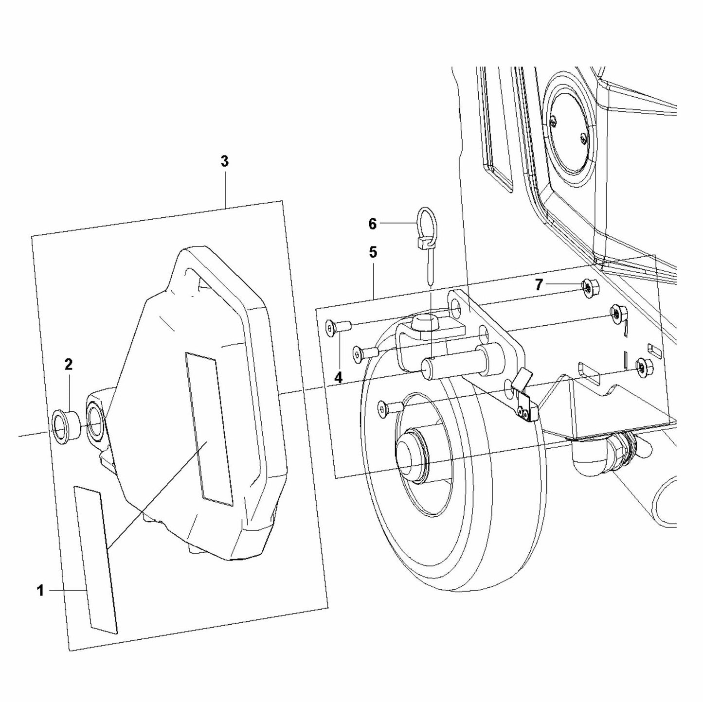 HTC T5 (4 kW) Weight Assembly Parts