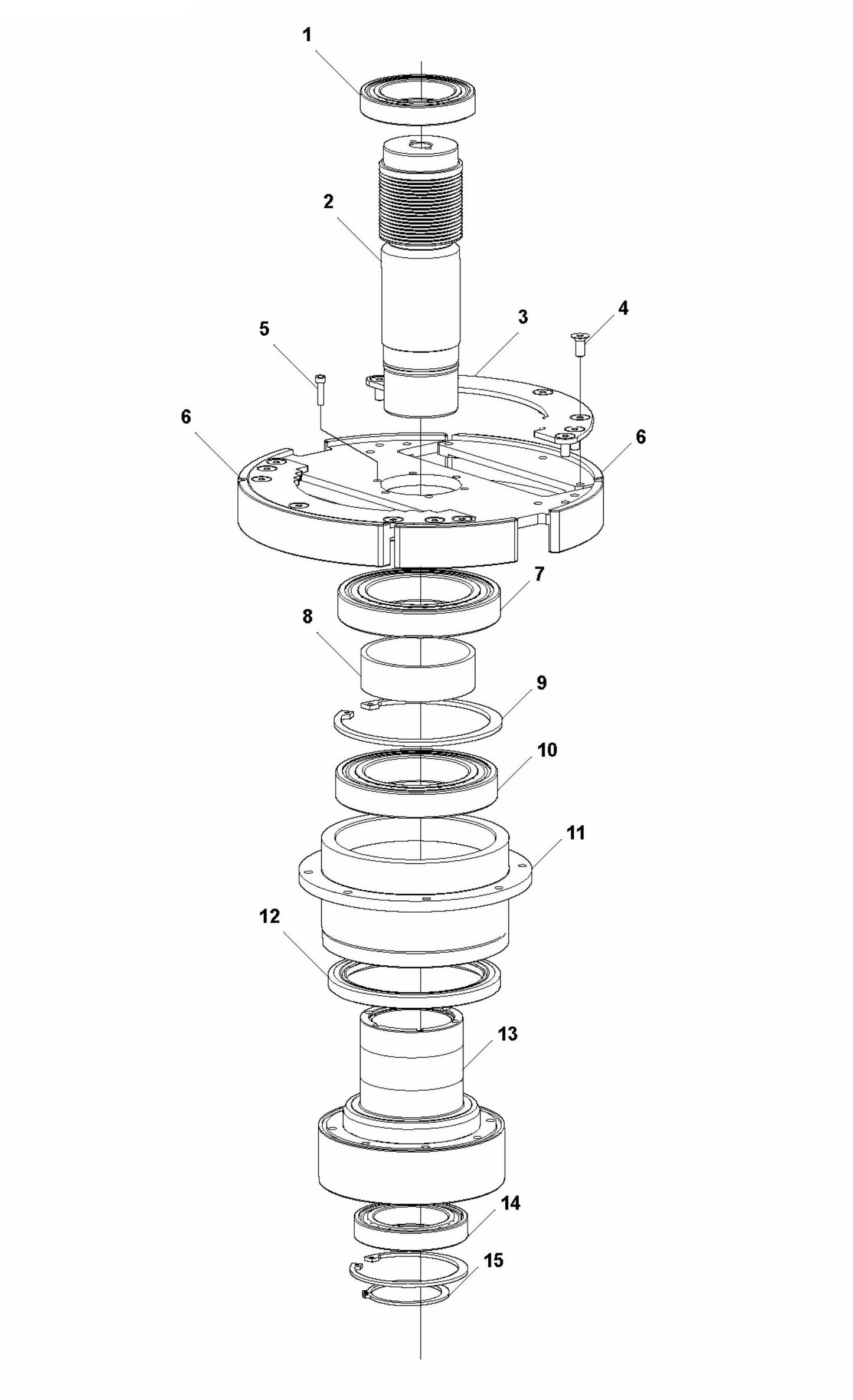 HTC T6 Center Hub Assembly Parts