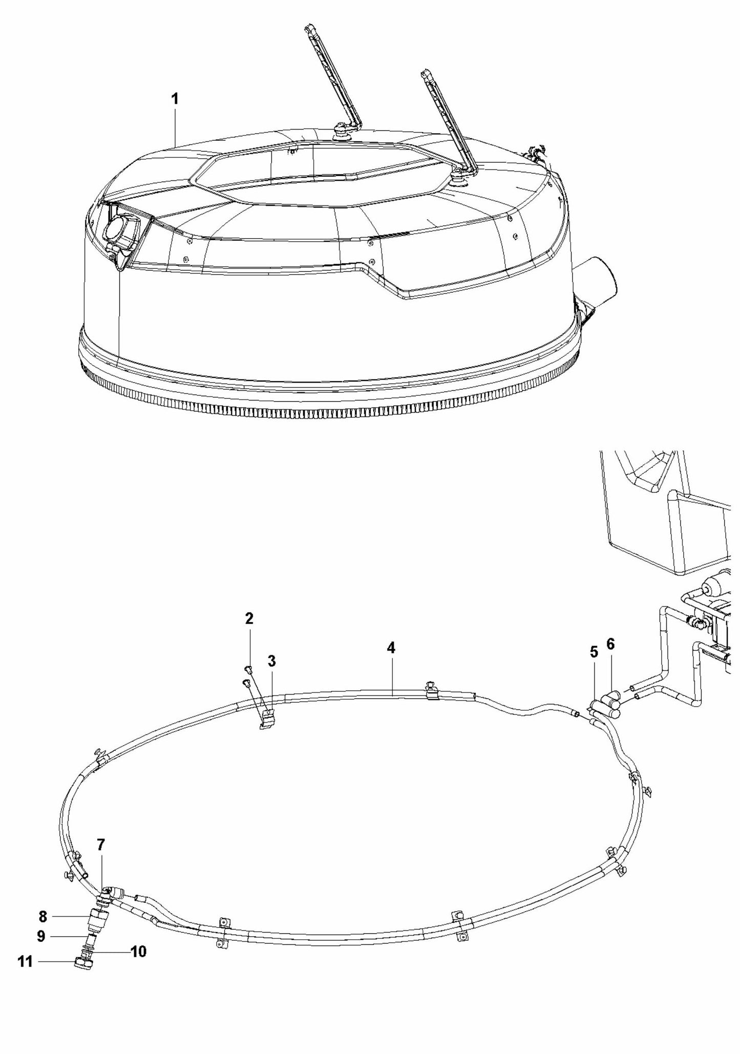 HTC T6 Grinding Cover Assembly Parts
