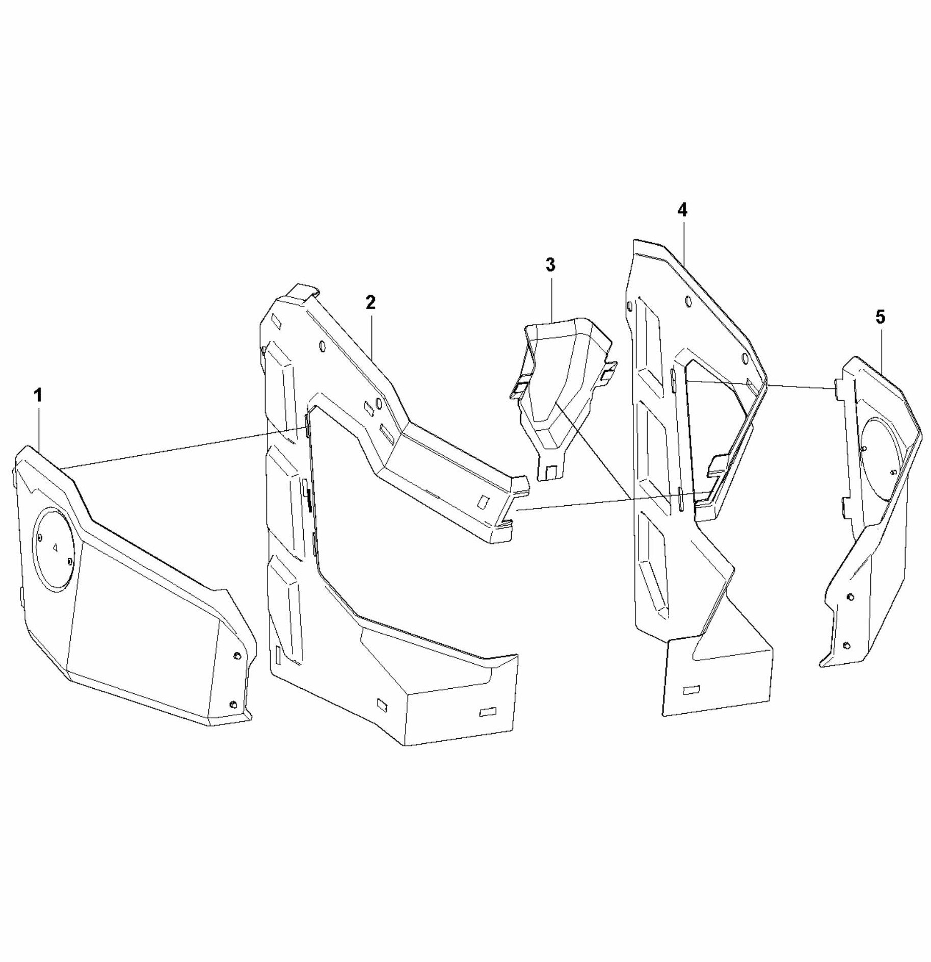 HTC T8 Plastics Assembly-3 Parts