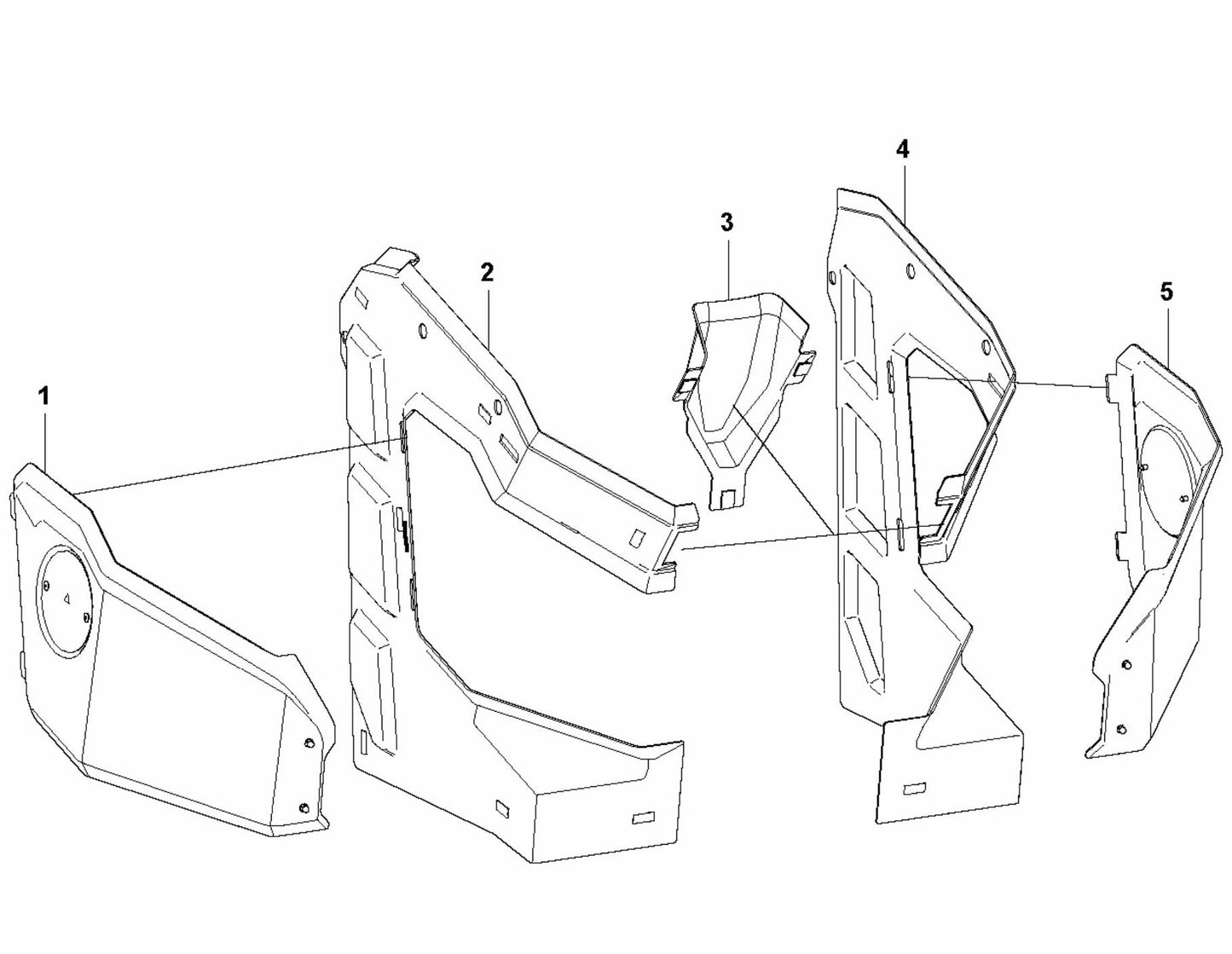HTC X8 Plastics Assembly-3 Parts