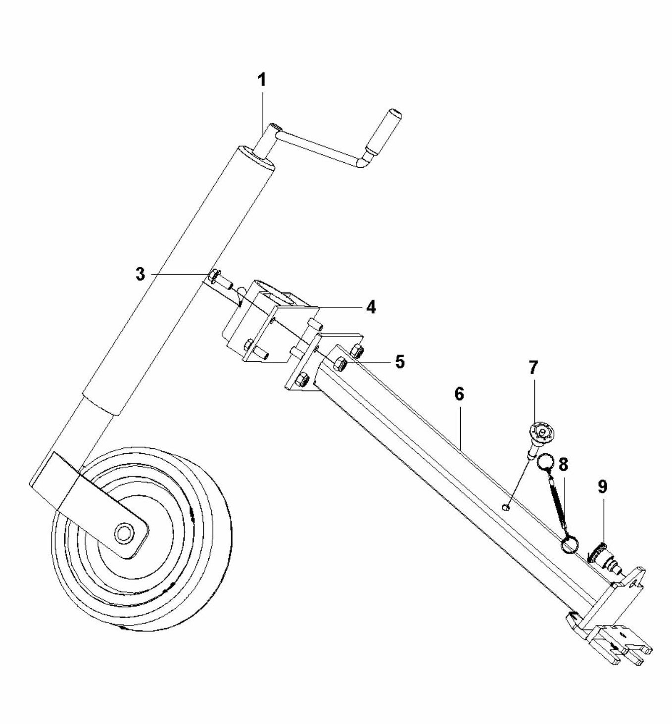 HTC X8 Support Wheel Assembly Parts