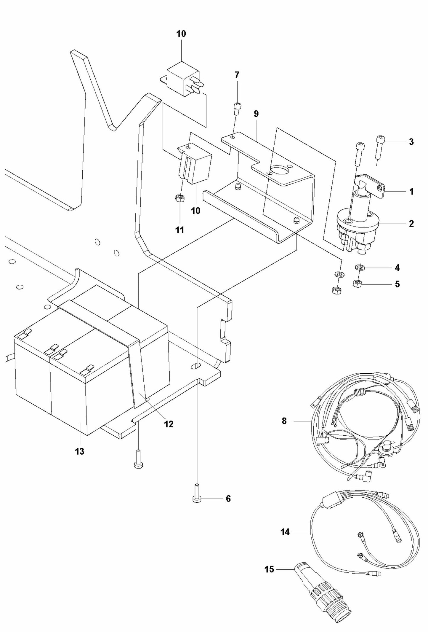 HTC X8 Battery V.2 Assembly Parts